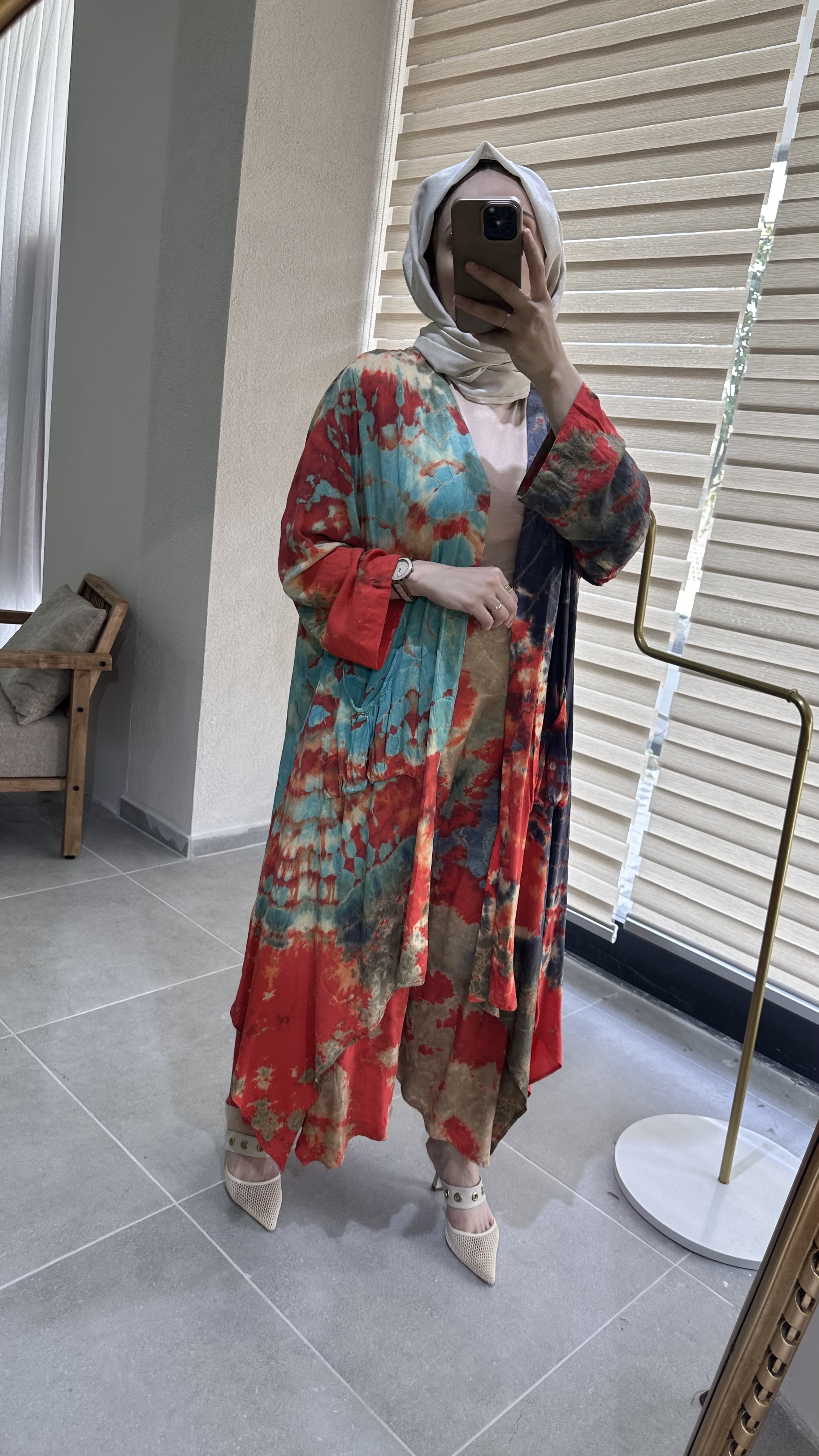 Organik Viskon Batik Takım