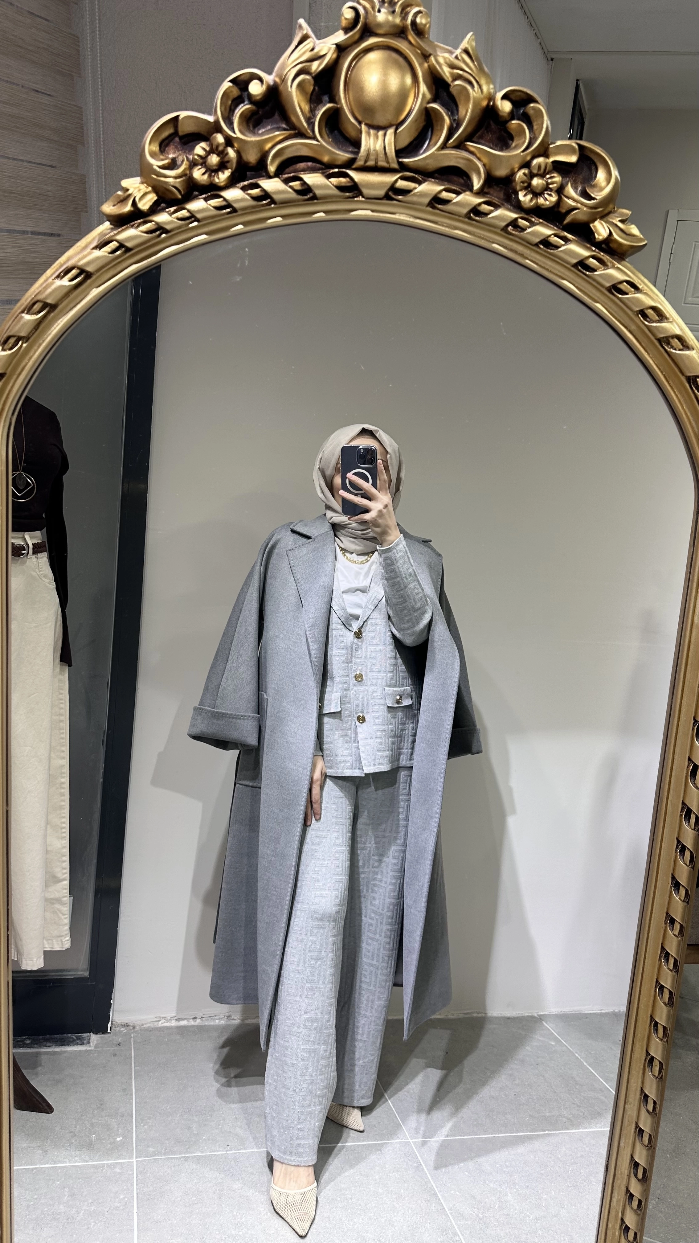 Massimo Model Kaşmir Kaban(kürksüz)