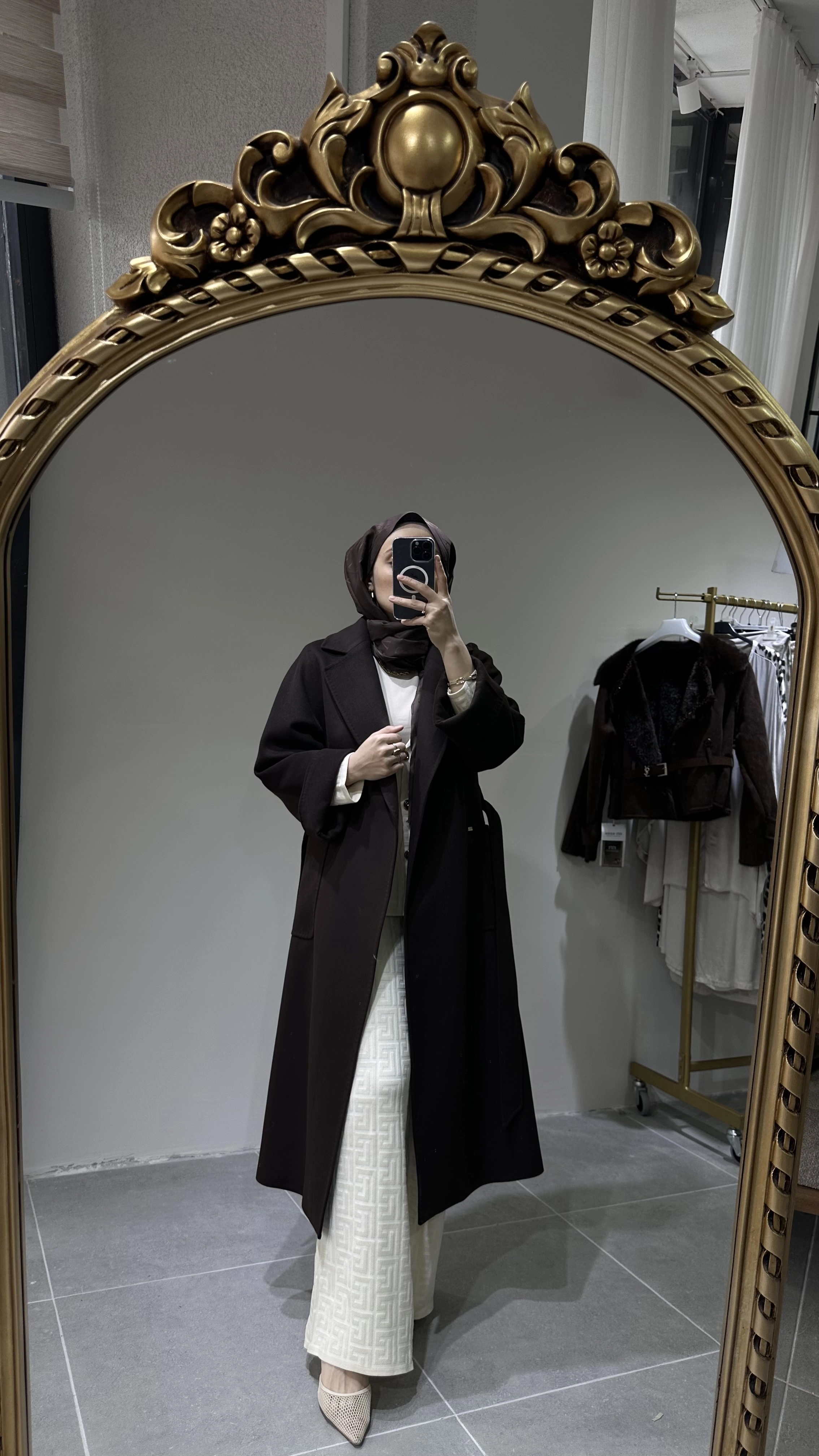 Massimo Model Kürksüz Kaşmir Kaban