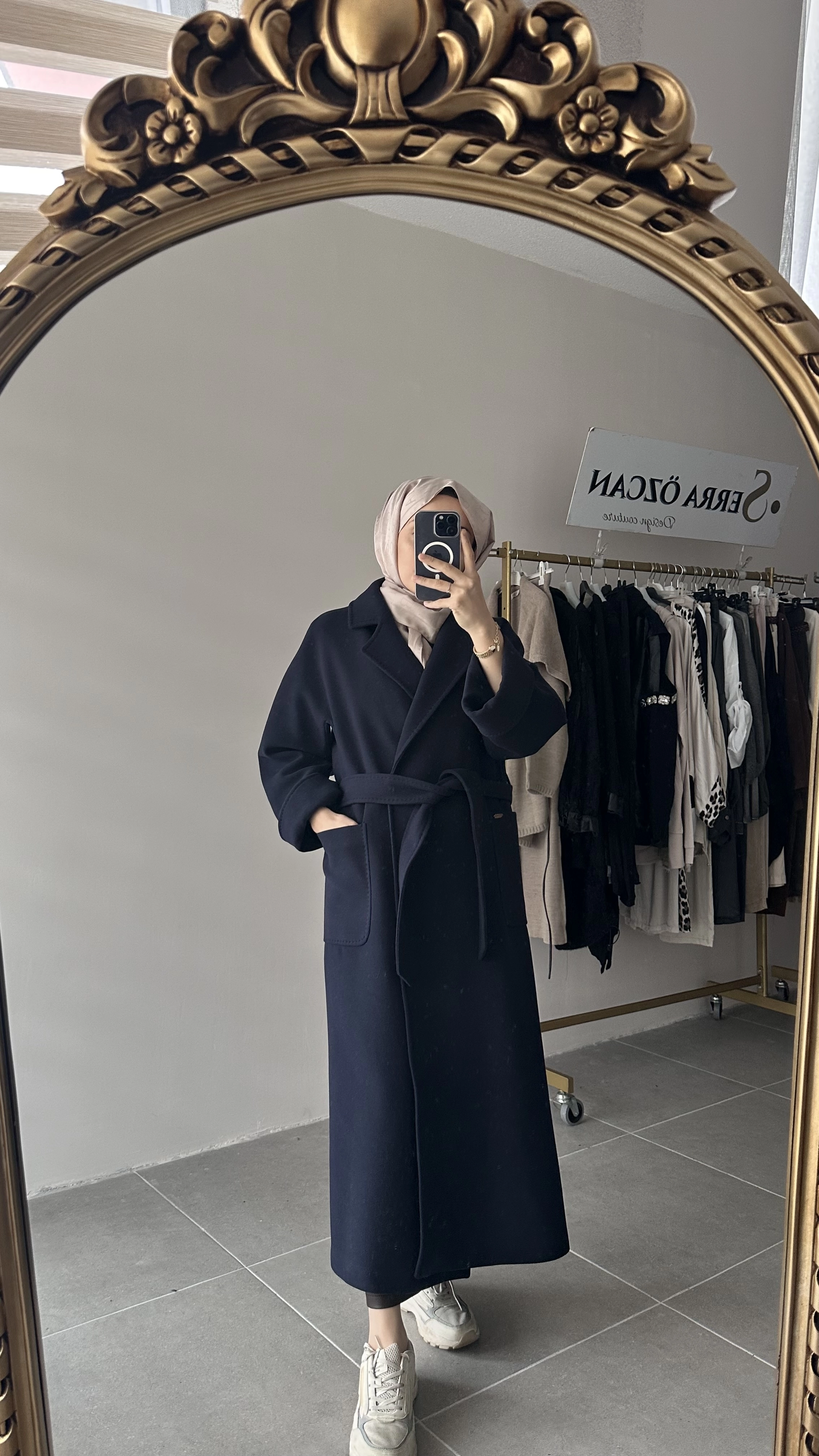 Massimo Model Kaşmir Kaban (Kürksüz)