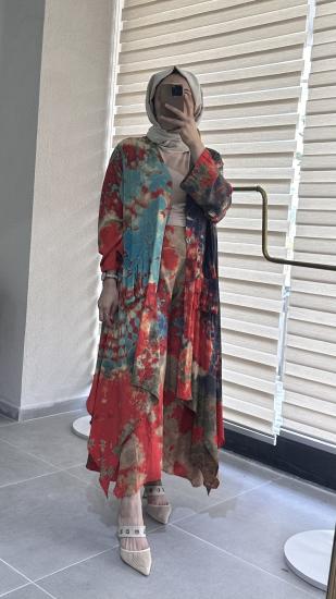 Organik Viskon Batik Takım