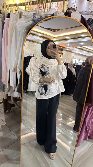 Prive Tasarım Nakışlı Gömlek
